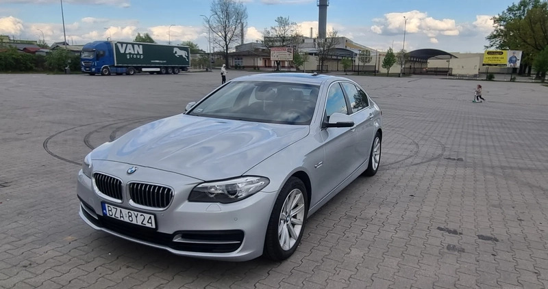 BMW Seria 5 cena 92900 przebieg: 51400, rok produkcji 2014 z Zambrów małe 277